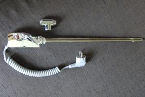 Elektrická topná tyč s termostatem 900 W chrom